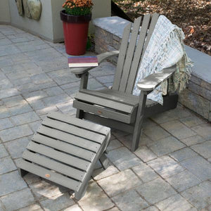 Adirondack Hamilton Folding & Reclining Chair with Folding Ottoman Outdoor Chair