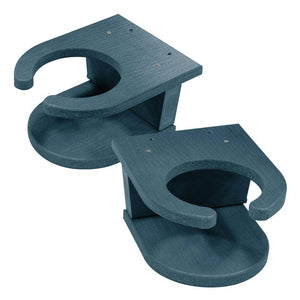 Adirondack Set of 2 Easy-add Cup Holders Cup Holders Nantucket Blue