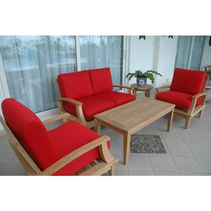 Anderson Teak Brianna 5-Pieces Deep Seating Loveseat Set Seating Set