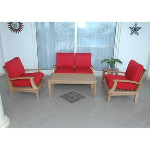Anderson Teak Brianna 5-Pieces Deep Seating Loveseat Set Seating Set