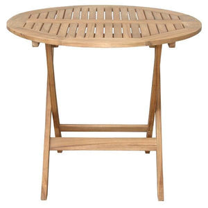 Anderson Teak Chester 32" Round Folding Picnic Table Folding Table