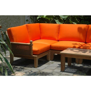 Anderson Teak Luxe 6-Pieces Modular Set Seating Set