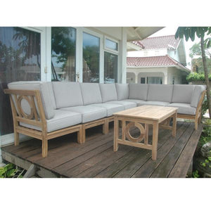 Anderson Teak Natsepa 8-Pieces Modular Set Seating Set