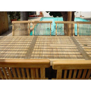 Anderson Teak Valencia Classic 15-Pieces Dining Set Dining Set