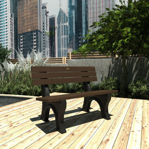 Aurora Traditional Park Bench Dining Set