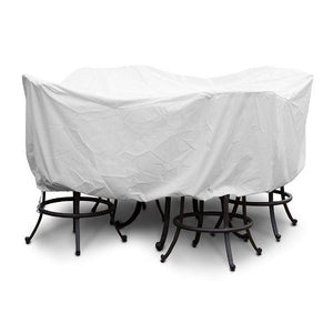 Bar Set Cover Cover White / 55" Diameter x 42" H