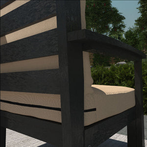 Bespoke Deep Seating 7 pc Sectional Set with Conversation and Side Table Sectional Set