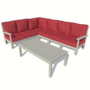 Bespoke Deep Seating 7 pc Sectional Sofa Set with Conversation Table