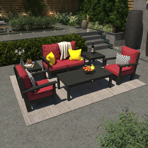 Bespoke Deep Seating Loveseat, Set of Chairs, Conversation and 2 Side Table Chair