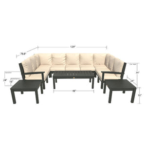 Bespoke Deep Seating Sofa and Ottoman Outdoor Sofa