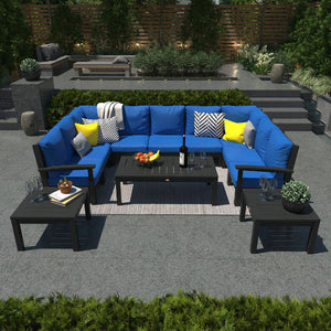 Bespoke Deep Seating Sofa and Ottoman Outdoor Sofa