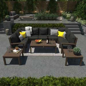 Bespoke Deep Seating Sofa and Ottoman Outdoor Sofa