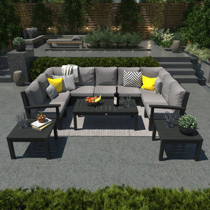 Bespoke Deep Seating Sofa and Ottoman Outdoor Sofa