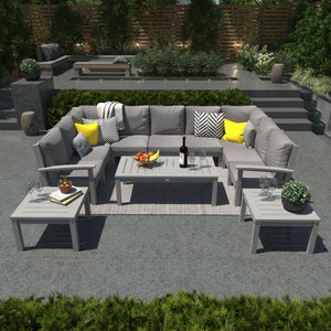 Bespoke Deep Seating Sofa and Ottoman Outdoor Sofa