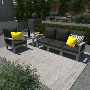 Bespoke Deep Seating Sofa, Chair and Side Table Sectional Set