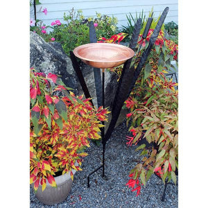 Cattail Birdbath Birdbath