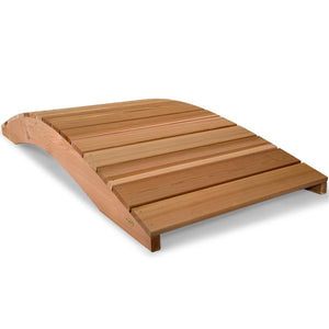 Cedar Garden Bridge with Side Rails Garden Bridge