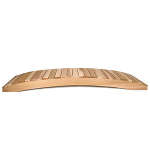 Cedar Garden Bridge with Side Rails Garden Bridge