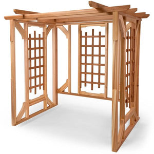 Cedar Pergola Swing Set Porch Swing