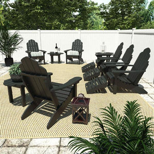Classic Westport Adirondack Fireside Set Conversation Set