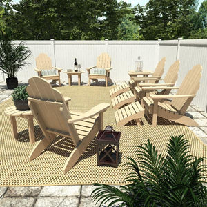 Classic Westport Adirondack Fireside Set Conversation Set