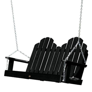 Classic Westport Porch Swing Porch Swing Black