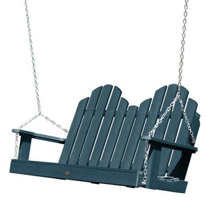 Classic Westport Porch Swing Porch Swing Nantucket Blue