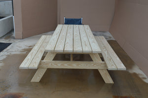 Commercial Grade Pressure Treated Pine Park Picnic Table (ADA Compliant) Picnic Table