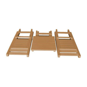 Coronado Folding Poly Bistro Set - The Charming Bench Company