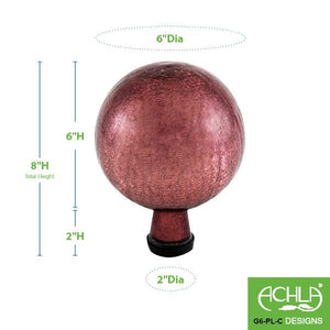 Crackle Glass Gazing Globes