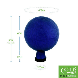 Crackle Glass Gazing Globes