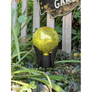 Crackle Glass Gazing Globes
