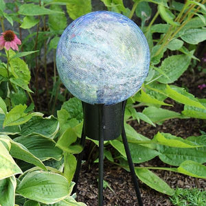 Crackle Glass Gazing Globes