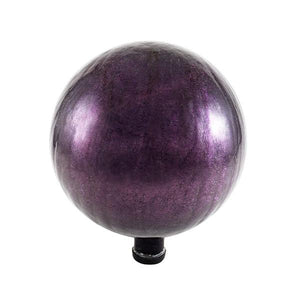 Crackle Glass Gazing Globes 6 inch / Plum