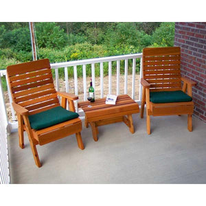 Creekvine Design Cedar Twin Ponds Chair Collection Chair Unfinished