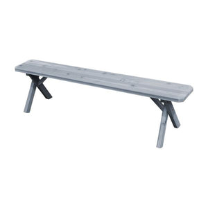 Cross Leg Cedar Picnic Bench Picnic Bench 6ft / Gray Stain