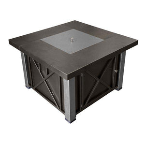 Decorative Hammered Bronze Fire Pit with Stainless Steel Legs Fire Pits