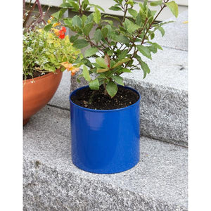 Eileen Planter with Steel Patina Pot Patina Pot