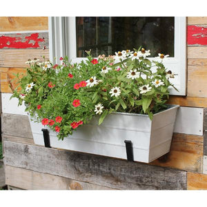 Flower Box with Wall Brackets Flower Box