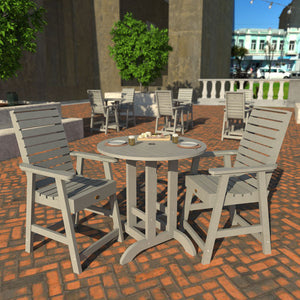 Glennville 3pc Round Counter Dining Set Dining Set