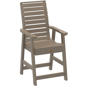 Glennville Counter Dining Arm Chair Arm Chair Woodland Brown