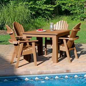 Hamilton Adirondack 5pc Square Outdoor Dining Set Dining Set