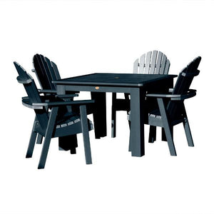 Hamilton Adirondack 5pc Square Outdoor Dining Set Dining Set