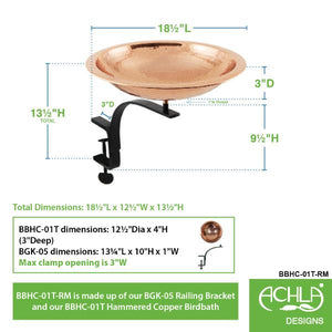 Hammered Copper Birdbath Bowl Copper Birdbath Bowl