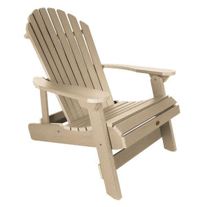 King Hamilton Folding & Reclining Adirondack Outdoor Chair Patio Chair Tuscan Taupe