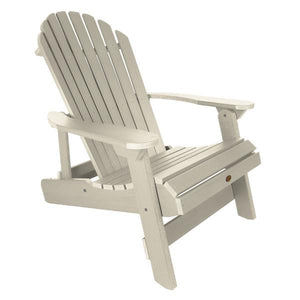 King Hamilton Folding & Reclining Adirondack Outdoor Chair Patio Chair Whitewash