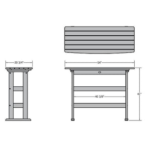 Lehigh 3pc Bar Height Balcony Set Conversation Set