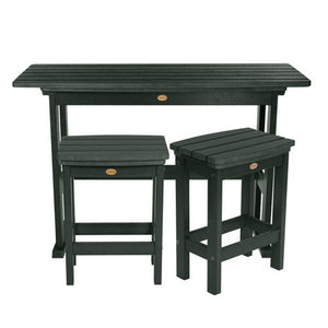 Lehigh 3pc Counter Height Balcony Set Conversation Set Charleston Green