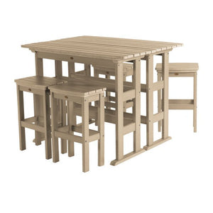 Lehigh 6pc Bar Height Balcony Set Conversation Set