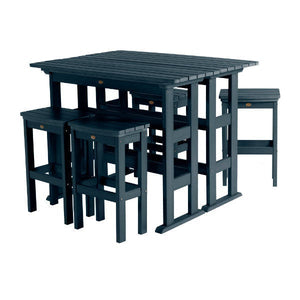 Lehigh 6pc Bar Height Balcony Set Conversation Set Federal Blue